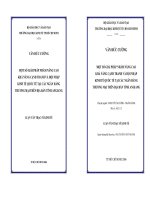 Một số giải pháp nhằm nâng cao khả năng cạnh tranh và hội nhập Quốc tế tại các Ngân hàng Thương mại trên địa bàn tỉnh An Giang