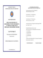 Nâng cao sự hài lòng của khách hàng về chất lượng dịch vụ của những căn hộ cao cấp trên địa bàn thành phố Hồ Chí Minh