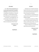 Nghiên cứu đề xuất một số giải pháp nhằm nâng cao vai trò của phụ nữ nông thôn trong phát triển hộ ở huyện Định Hoá tỉnh Thái Nguyên