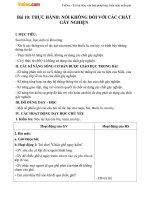 Giáo án Khoa học 5 bài 10