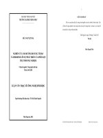NGHIÊN CỨU ẢNH HƢỞNG BỔ SUNG TẾ BÀO VÀ HORMONE LÊN SỰ PHÁT TRIỂN CỦA PHÔI LỢN THỤ TINH ỐNG NGHIỆM