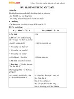 Giáo án Khoa học 5 bài 11