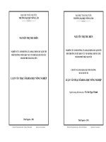 Nghiên cứu ảnh hưởng của hoạt động du lịch tới môi trường nước khu vực ven bờ bắc Hồ Núi Cốc thành phố Thái Nguyên