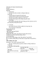 Giáo án kỹ thuật truyền máu