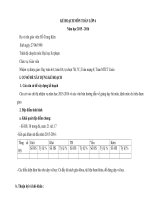 KẾ HOẠCH DẠY HỌC TOÁN 6  2016 CHUẨN (CHỈ VIỆC IN)