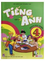 TIẾNG ANH lớp 4  NXB GIÁO dục VIỆT NAM  tập 2 