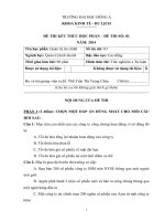 đề thi quản trị tài chính