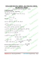 Ad theluctổng hợp PT BPT hệ 2016