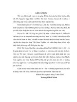 Luận án tiến sĩ cấu trúc quần xã động vật phù du trong vịnh bình cang   nha trang và sự vận chuyển cacbon và nitơ từ thực vật phù du sang động vật phù du