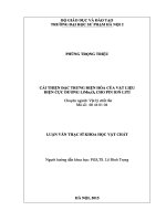 Luận văn cải thiện đặc trưng điện hóa của vật liệu điện cực dương limn2o4 cho pin ion liti 
