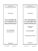 Nâng cao trách nhiệm xã hội của các doanh nghiệp xây dựng trên địa bàn tỉnh Tuyên Quang