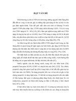 Tiểu luận nghiên cứu hiệu quả an thần của propofol có kiểm soát nồng độ đích kết hợp với fentanyl trong điều trị chấn thương sọ não nặng 