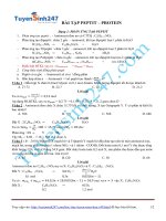 bai tap peptit protein