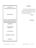 Nghiên cứu các giải pháp chuyển dịch cơ cấu ở huyện Phú Bình tỉnh Thái Nguyên theo hướng công nghiệp hóa, hiện đại hóa giai đoạn 20112015
