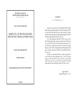 NGHIÊN CỨU CÁC PHƯƠNG PHÁP BIỂU DIỄN TRI THỨC TRONG LẬP TRÌNH LOGIC