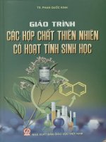 Giáo trình Hợp chất thiên nhiên có hoạt tính sinh học  Phan Quốc Kinh