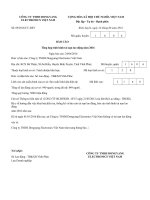 BÁO CÁO TỔNG HỢP TÌNH HÌNH TAI NẠN LAO ĐỘNG 2016