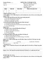 LỊCH sử địa lí KHỐI 4 học kỳ 2