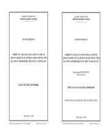NGHIÊN CỨU NĂNG SUẤT, CHẤT LƢỢNG CỦA MỘT SỐ GIỐNG CỎ TRỒNG Ở XÃ CẢNH HƢNG, HUYỆN TIÊN DU, TỈNH BẮC NINH VÀ MÔ HÌNH KHAI THÁC THỨC ĂN CHO GIA SÖC