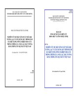 NGHIÊN CỨU DỰ BÁO NĂNG SUẤT NGÔ, ĐẬU TƯƠNG, LẠC VÀ XÂY DỰNG QUY TRÌNH GIÁM SÁT KHÍ TƯỢNG NÔNG NGHIỆP CHO 4 CÂY TRỒNG CHÍNH (LÚA, NGÔ, LẠC, ĐẬU TƯƠNG) BẰNG THÔNG TIN MẶT ĐẤT Ở VIỆT NAM