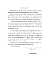 LUẬN VĂN THẠC SĨ HÓA HỌC: Tổng hợp và nghiên cứu tính chất vật liệu nanocompozit PLAHAp, ứng dụng trong cấy ghép xương