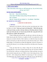 skkn một số giải pháp chỉ đạo nâng cao chất lượng dạy học theo mô hình trường tiểu học mới VNEN 