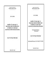 Nghiên cứu hoá học và nhận dạng một số nhóm chất có trong cây đỏ ngọn (cratoxylum prunifolium kurtz)