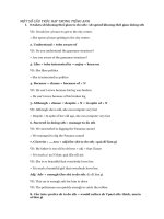 Một số cấu trúc hay trong tiếng anh