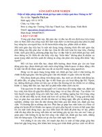 skkn một số biện pháp nhằm đánh giá học sinh có hiệu quả theo thông tư 30 