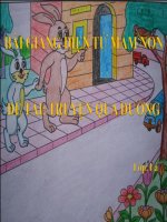 Bài giảng điện tử mầm non lớp Lá đề tài Truyện qua đường