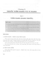 thuốc viên nang và vi nang