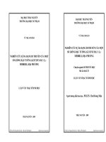 NGHIÊN CỨU SỰ ĐA DẠNG DI TRUYỀN CỦA MỘT SỐ GIỐNG ĐẬU TƯƠNG (GLYCINE MAX (L.) MERRILL) ĐỊA PHƯƠNG