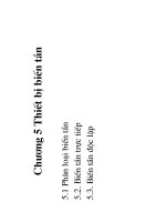 Ch-ơng 5 Thiết bị biến tần