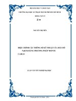 khóa luận tốt nghiệp hiệu chỉnh các thông số kỹ thuật của đầu dò nai(tl) bằng phương pháp monte carlo 