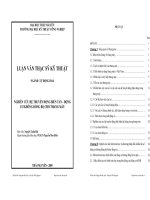 NGHIÊN CỨU HỆ TRUYỀN ĐỘNG BIẾN TẦN  ĐỘNG CƠ KHÔNG ĐỒNG BỘ CHO THANG MÁY