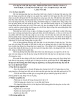 skkn xây dựng chủ đề dạy học theo hướng phát triển năng lực người học, xây dựng tiến trình dạy học chủ đề lực và các định luật niuton 