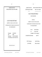 Nghiên cứu nâng cao chất lượng hệ thống điều tốc ổn định tần số máy phát thủy điện Bình Điền