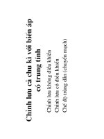 Chỉnh lƯu cả chu kì với biến áp có trung tính