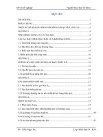 Đồ án tốt nghiệp ngành khai thác lộ thiên trường đại học mỏ địa chất