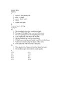 đáp án đề thi mẫu 2 môn tiếng anh