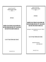 NGHIÊN CỨU HỆ THỐNG CÂU HỎI HƯỚNG DẪN HỌC BÀI VĂN BẢN VĂN HỌC LỚP 11 QUA HAI BỘ SÁCH NGỮ VĂN CHUẨN VÀ NÂNG CAO