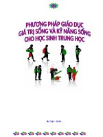 Phương pháp giáo dục giá trị sống và kỹ năng sống cho học sinh trung học