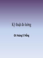 Cơ cấu chỉ thị của dụng cụ đo tương tự