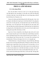 skkn một số biện pháp về công tác chủ nhiệm nhằm nâng cao chất lượng học tập 