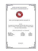 FTU Tiểu luận Giao dịch Nhi 10.12.2015