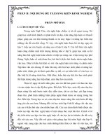 sáng kiến kinh nghiệm một vài biện pháp rèn luyện kĩ năng làm văn nghị luận về một đoạn thơ, một bài thơ cho học sinh lớp 9 