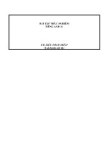 bài tập tiếng anh 11HKI