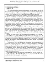 skkn một số biện pháp giúp học sinh luyện từ , viết câu và làm văn tốt 