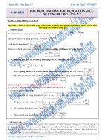 Vấn đề 5   dao động tự do_dao động cưỡng bức_  sự cộng hưởng