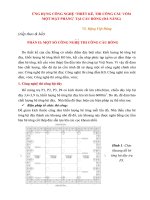 ỨNG DỤNG CÔNG NGHỆ ‘THIẾT KẾ, THI CÔNG CẦU VÒM MỘT MẶT PHẲNG’ TẠI CẦU RỒNG (ĐÀ NẴNG)